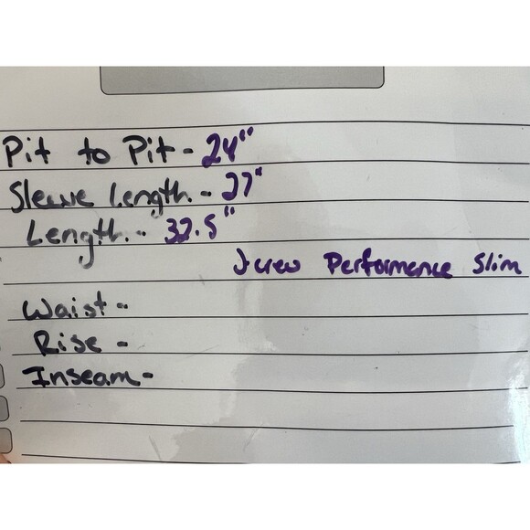 J. Crew Mens Blue Slim Untucked Performance‎ Button Down Dress Shirt Size XL - Picture 15 of 15